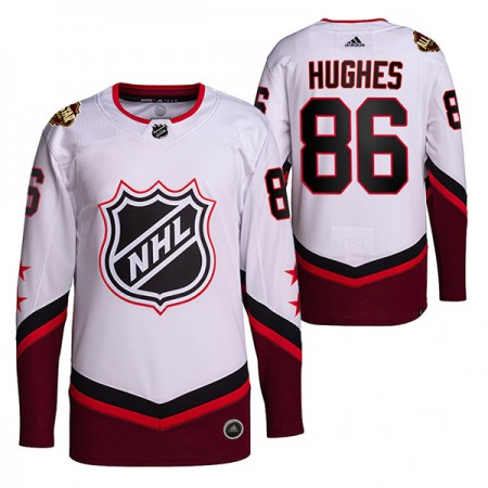 New Jersey Devils 2022 NHL All-Star Devils Jack Hughes 86 2022 NHL All-Star Weiß Trikot Authentic - Herren